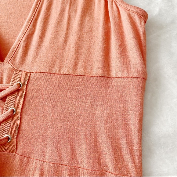 NWOT Soft & Stretch Lace Up Front Bodysuit - Picture 7 of 11